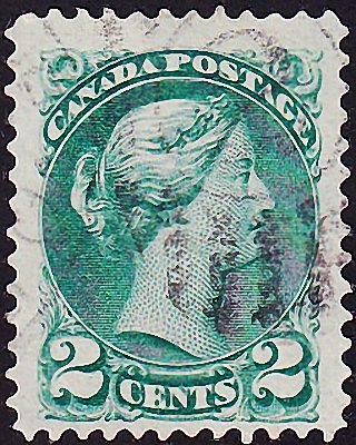 Канада 1889 год . Queen Victoria 2 с . Каталог 3,50 фунтов. (3)